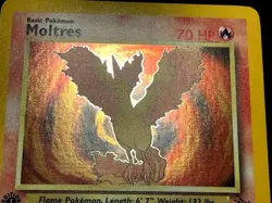 Pokemon Fossil 1st edition Moltres HOLO 12/62 in LP/NM condition - Image 4