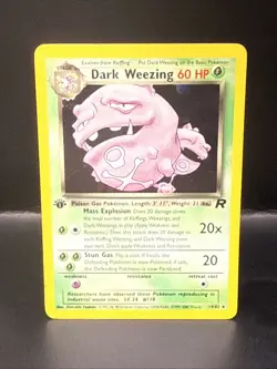 Pokemon Dark Weezing - 1st Edition Team Rocket 14/82 Rare Holo - Image 2