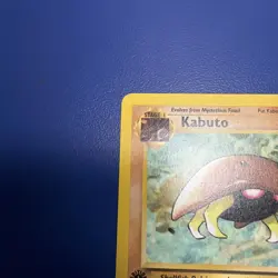 1999 Pokemon Fossil 1st Edition Kabuto #50/62 Excellent Condition - Image 2