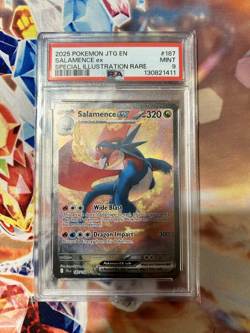 Pokemon TCG - Salamence ex 187/159 SIR Journey Together PSA 9 - Image 1