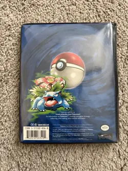 Wizards of the Coast Pokemon TCG 4-Pocket Album Binder Blue Black 1999 Pikachu - Image 3