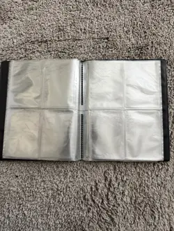 Wizards of the Coast Pokemon TCG 4-Pocket Album Binder Blue Black 1999 Pikachu - Image 5