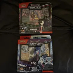 Pokemon TCG Rival Battle Deck Steven and Marnie 2 Set with Promos Brand New - Image 1