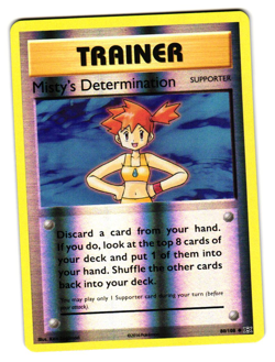 Pokemon TCG XY Evolutions - Misty's Determination Uncommon Reverse Holo - Image 1