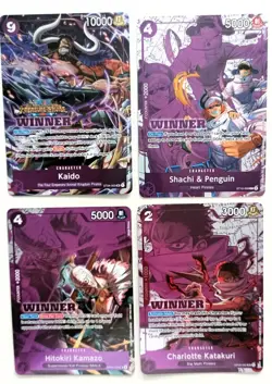 4 x One Piece, Store Tournament Winner's Prize Cards... - Image 1