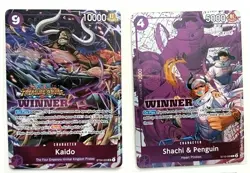 4 x One Piece, Store Tournament Winner's Prize Cards... - Image 2