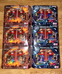 One Piece Illustration Box Vol 5 & Vol 6 **LOT OF 6** 3 EACH - Sealed In Hand - Image 1