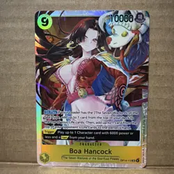 English One Piece CCG Boa Hancock SR OP14-112 The Azure Sea's Seven In-Hand - Image 1