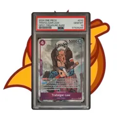 TRAFALGAR LAW ST10-010 PSA 10 TREASURE RARE ALT ART 500 YEARS OP07 ONE PIECE TCG - Image 1
