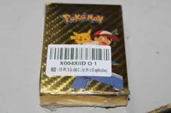 55Pcs Pokemon Card Foil GOLD PACK CARDS TCG GX Vmax GX Card Charizard Sealed - Image 2