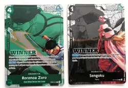 4 x One Piece, Store Tournament Winner's Prize Cards... - Image 2