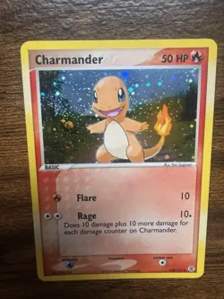 Pokemon Charmander Holo Secret Rare Card 113/112 FireRed LeafGreen - Image 1