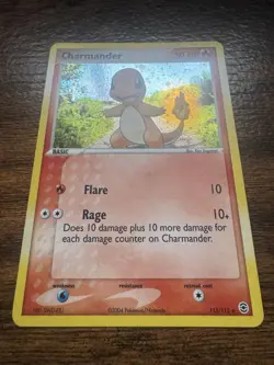 Pokemon Charmander Holo Secret Rare Card 113/112 FireRed LeafGreen - Image 2