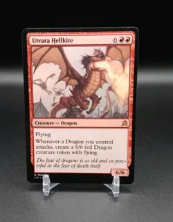 Custom Game Card-Utvara Hellkite-LP Condition - Image 1