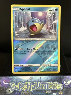 Pokemon Card Spheal 50/236 Reverse Holo Rare Cosmic Eclipse NM - Image 1