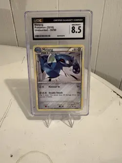 Pokemon TCG Metang 30/90 HGSS Undaunted Reverse Holo Uncommon Card EN-HP 2010 - Image 1