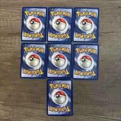 1999 Fossil 1st Edition 7 Card Lot! Golduck, Sandslash + More! Non-Holo LP-MP - Image 2