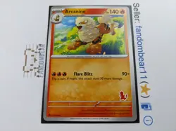 2023 Arcanine MY FIRST BATTLE STAMP PROMO card Pokemon TCG NM/LP - Image 4