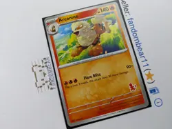 2023 Arcanine MY FIRST BATTLE STAMP PROMO card Pokemon TCG NM/LP - Image 5