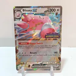 Pokemon Blissey Ex (Twilight Masquerade Stamp) 134/167 LP Misc Cards & Products - Image 1