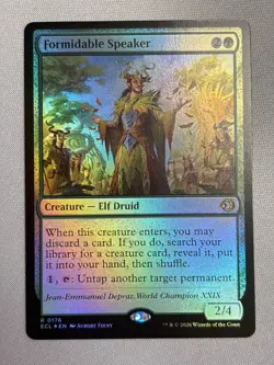 Formidable Speaker (FOIL) Lorwyn Eclipsed MTG NM - Image 1