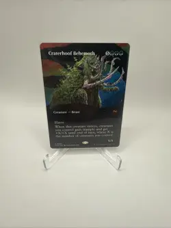 Craterhoof Behemoth - Borderless- Tarkir: Dragonstorm Regular- MTG # 0346 TDM - Image 1