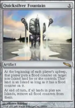 1x Quicksilver Fountain Moderate Play MTG Magic - Kid Icarus - - Image 1