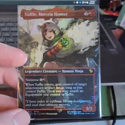Yuffie Materia Hunter Chocobo Track Foil Final Fantasy MTG Magic NM - Image 1