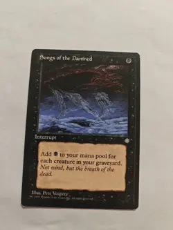 MTG Songs of the Damned LP Light Play Ice Age [5089] - Image 1