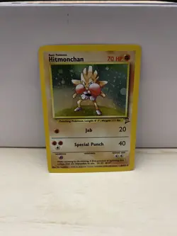 Hitmonchan 8/130 Holo Rare Pokemon 2000 Base Set 2 LP - Image 1