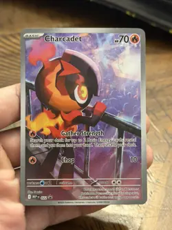 Pokemon TCG Charcadet 022 Phantasmal Flames Black Star PROMO - Image 1