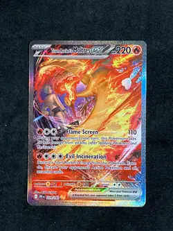 2025 Pokemon SV Destined Rivals - DRI EN #229/182 Team Rocket's Moltres ex - Image 1