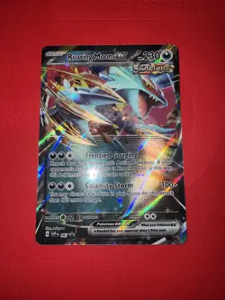 Roaring Moon ex #067 Pokemon SV Black Star Promos SVP EN In EX+ Condition - Image 2