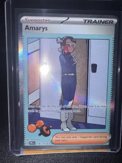 Pokemon TCG Prismatic Evolutions Amarys 170/131 Special Illustration Rare SIR - Image 1