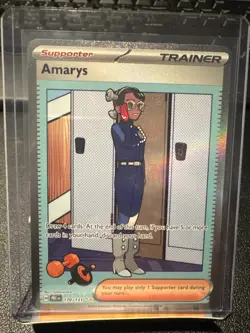 Pokemon TCG Prismatic Evolutions Amarys 170/131 Special Illustration Rare SIR - Image 2