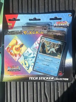 Pokemon TCG: Scarlet Violet Prismatic Evolutions Tech Sticker Collection 3X Lot - Image 3