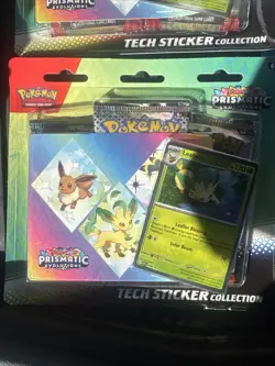 Pokemon TCG: Scarlet Violet Prismatic Evolutions Tech Sticker Collection 3X Lot - Image 4