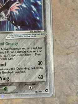 Pokemon Power Keepers Skarmory Ex #98 - Image 5