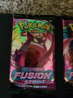 Pokemon TCG Fusion Strike 4 Sleeved Booster Packs Complete Art Set, New Sealed - Image 2