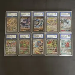 Pokemon Graded Bundle Of 10 Slabs - Image 1