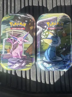 2 Prismatic Evolutions Mini Tins - Sealed Brand New - Pokemon TCG Lot Of (2) TWO - Image 1