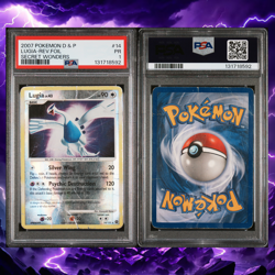 *POP 2* Pokemon Lugia Secret Wonders Reverse Holo Rare #14 PSA 1 Poor - Image 5