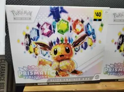 Pokemon Prismatic Evolutions ETB Elite Trainer Box Factory Sealed Dollar General - Image 1