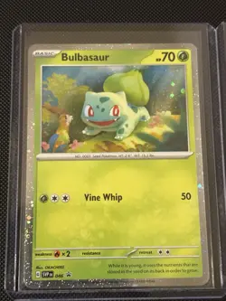 Pokemon SV Promo Bulbasaur Charmander Squirtle #46/47/48 [Black Star Promo] Set - Image 2