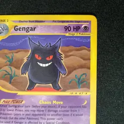 Pokemon Gengar 48/165 Non-Holo Rare TCG Expedition - NM - Image 4