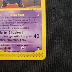 Pokemon Gengar 48/165 Non-Holo Rare TCG Expedition - NM - Image 5