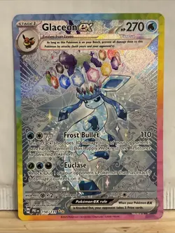 Pokemon Glaceon ex Special Illustration Rare 150/131 Prismatic Evolutions LP - Image 1