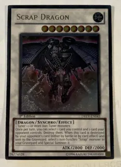 Yu-gi-oh! Scrap Dragon DREV-EN043 Ultimate Rare 1st Edition - LP - Image 1