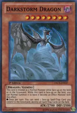 Darkstorm Dragon - ORCS-EN037 - Super Rare - Unlimited Edition - Near Mint - Image 1