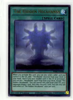The Hidden Hecahands (ULTRA RARE) PHRE-EN008 Phantom Revenge 1st Edition - Image 1